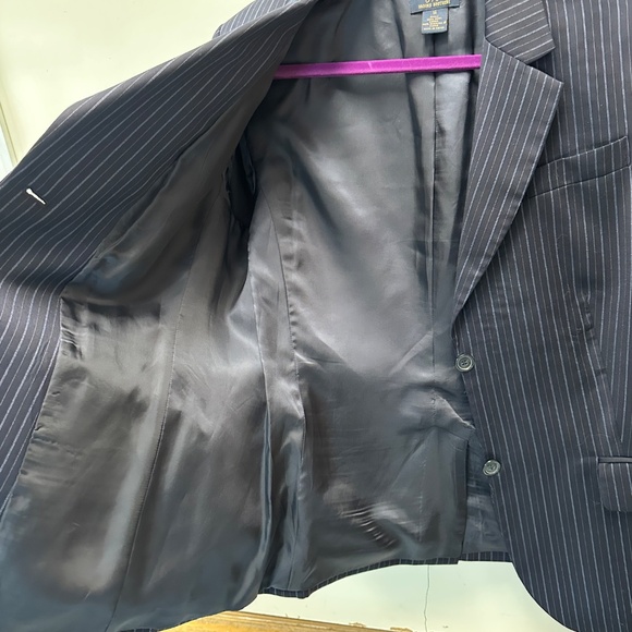 Brooks Brothers 346 Women's Pinstripe Lined Wool SUIT Caroline Fit Size 14 / 16 - Picture 10 of 16